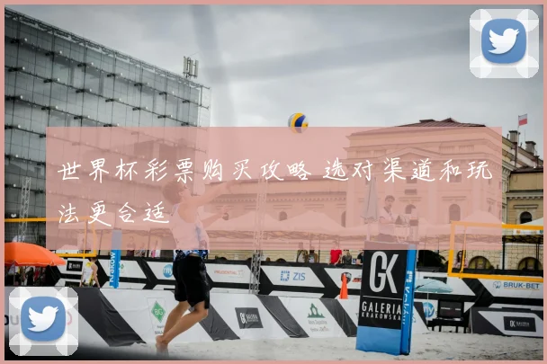 世界杯彩票购买攻略 选对渠道和玩法更合适
