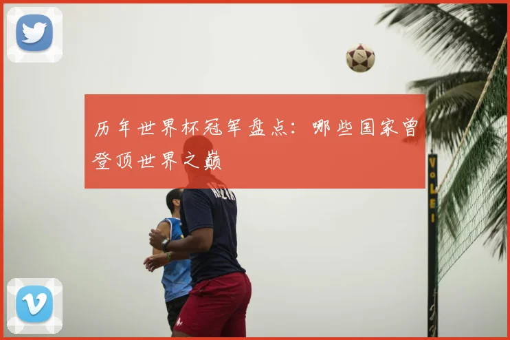 历年世界杯冠军盘点:哪些国家曾登顶世界之巅